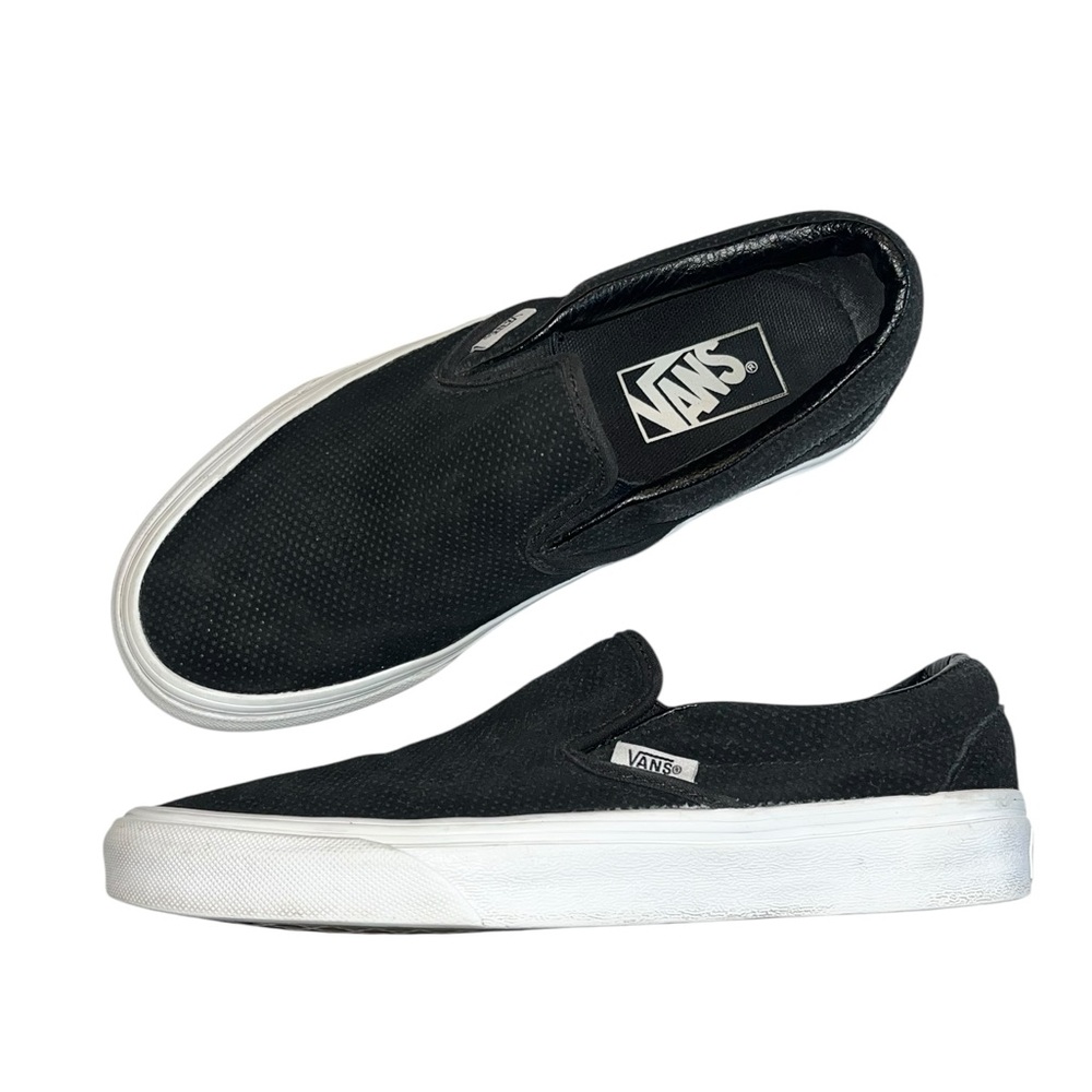 Vans Asher Perforated Suede Black Shoes